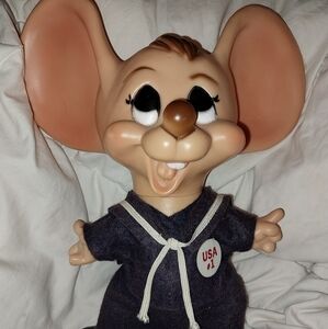 VINTAGE 1950'S HURON PRODUCTS TOPO GIGIO BIG EARS MOUSE BANK SAILOR CONVERSATION